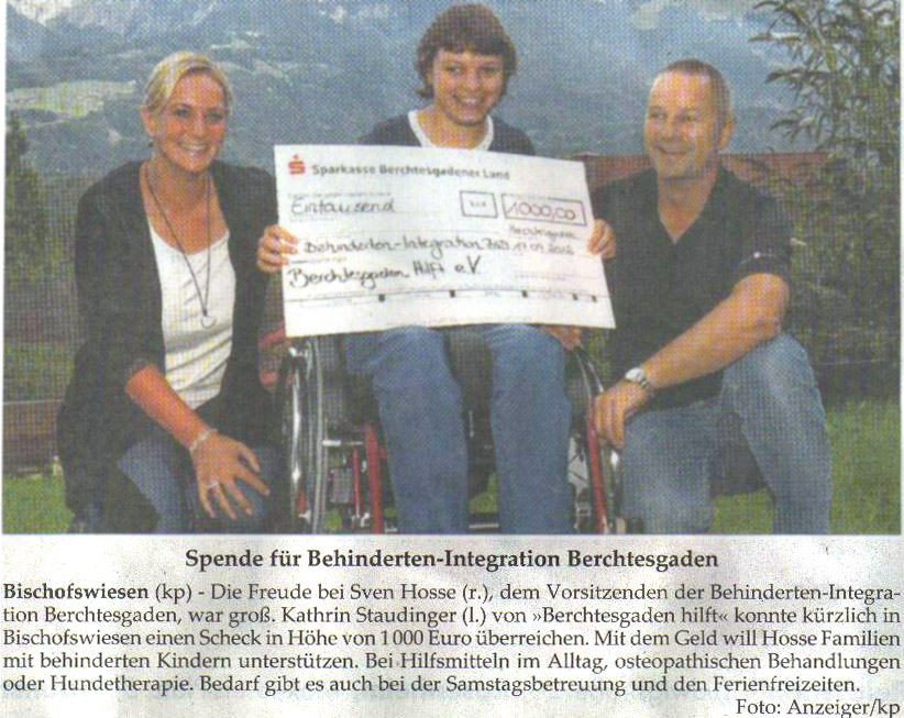 Spenden Berchtesgaden Hilft e.V.