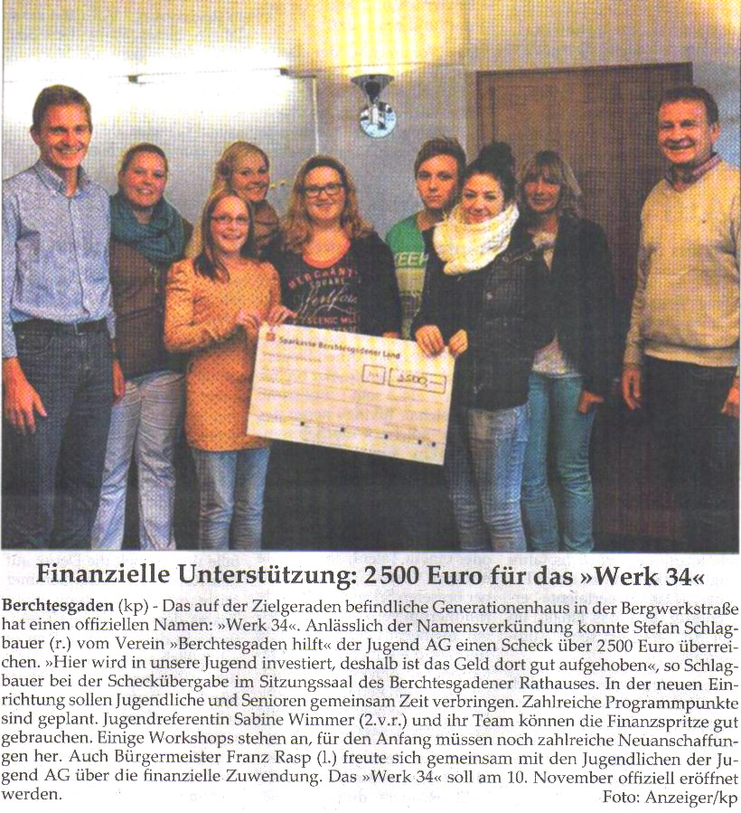 Spenden Berchtesgaden Hilft e.V.